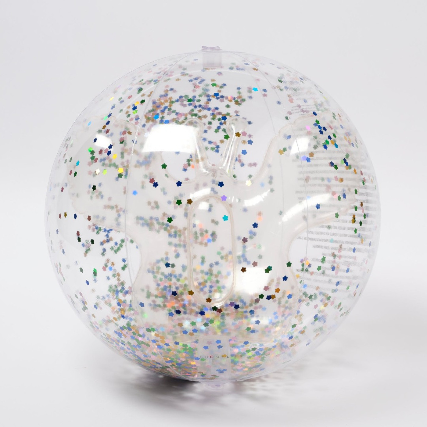 3D Inflatable Beach Ball Cotton Candy Glitter - 9339296069271 3D Inflatable Beach Ball Cotton Candy Glitter - S51BBBPK - 9339296069271