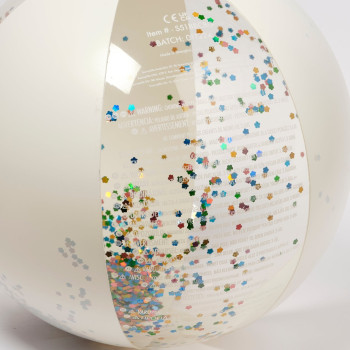 Sunnylife - Parıltılı Şişme Çocuk Plaj Topu