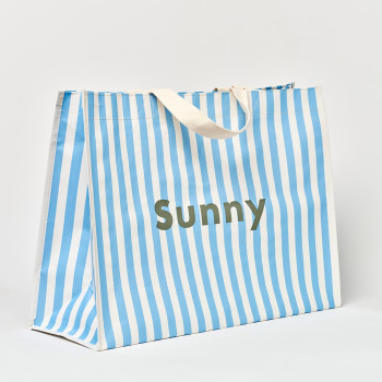 Sunnylife - Büyük Plaj Çantası Mavi Çizgili Sunnylife - Büyük Plaj Çantası Mavi Çizgili