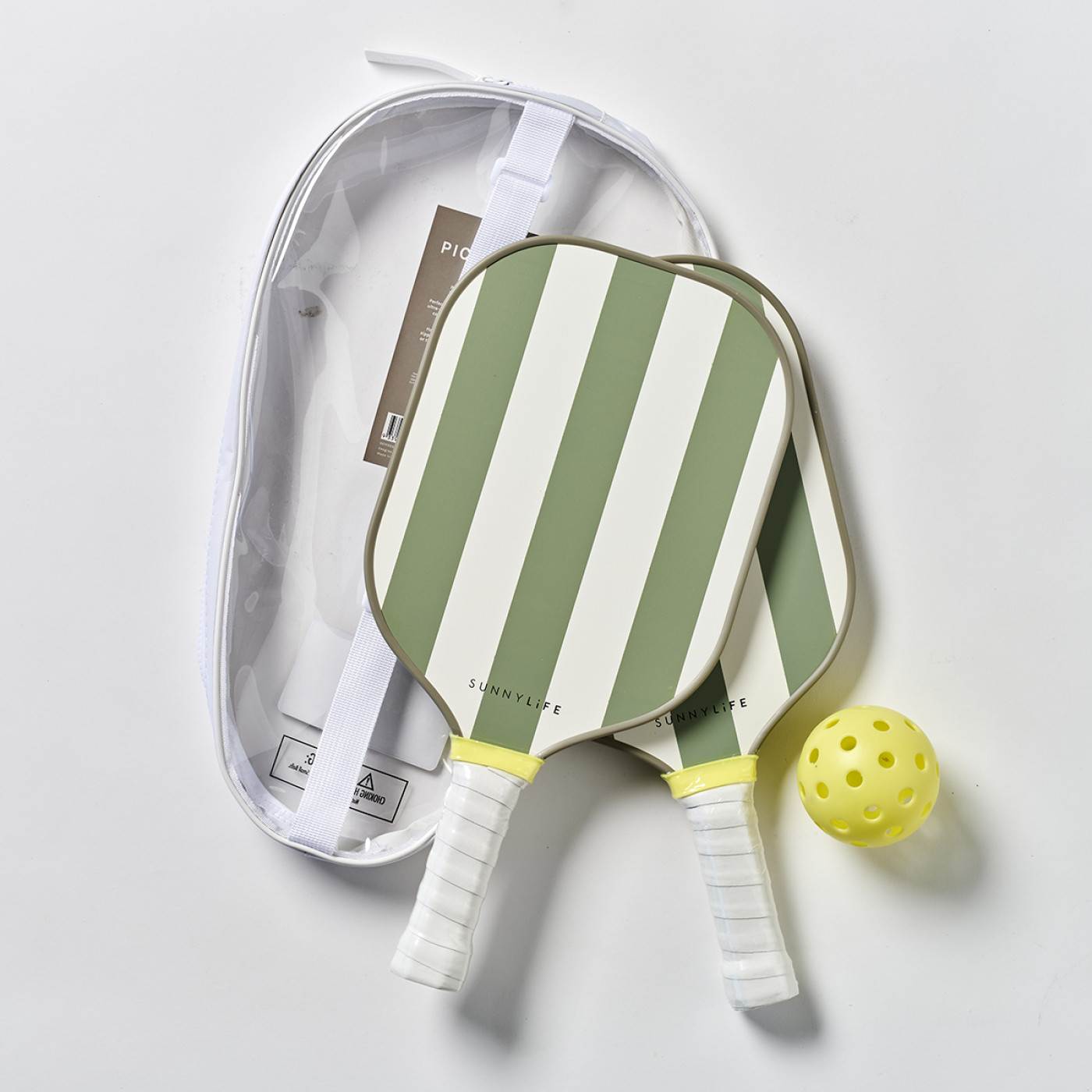 Sunnylife - Pickleball Seti Yeşil Çizgili
