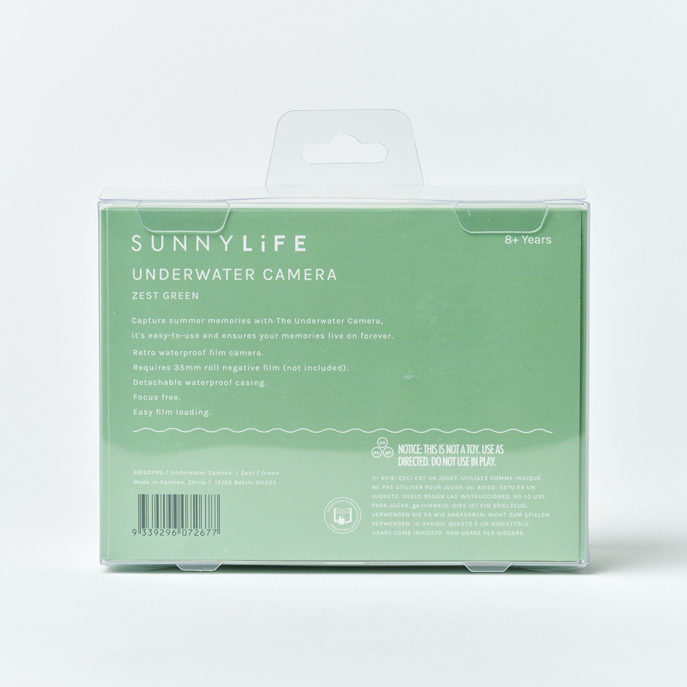 Sunnylife - Çocuk Sualtı Su Geçirmez Fotoğraf Makinası Havuz Deniz Yaz Eğlenceli Hediye Sunnylife - Çocuk Sualtı Su Geçirmez Fotoğraf Makinası Havuz Deniz Yaz Eğlenceli Hediye
