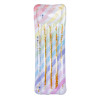Swim Essentials Striped Rainbow Şişme Deniz ve Havuz Yatağı 177cm