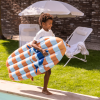 Swim Essentials Tropic Shark Surfboard Tutacaklı Şişme Deniz ve Havuz Yatağı 120 cm