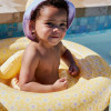 Swim Essentials - Yellow Flowers Bebek Sırt Destekli Yüzme Simidi 0-1 Yaş