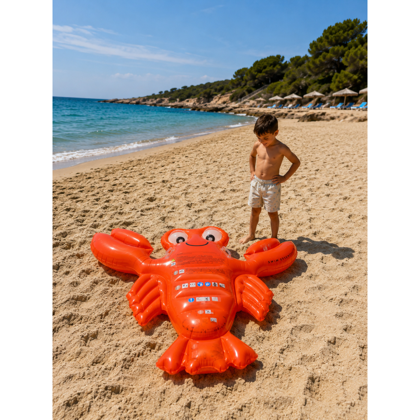 Swim Essentials Lenny the Lobster Deniz ve Havuz Yatağı 190 cm Swim Essentials Lenny the Lobster Deniz ve Havuz Yatağı 190 cm