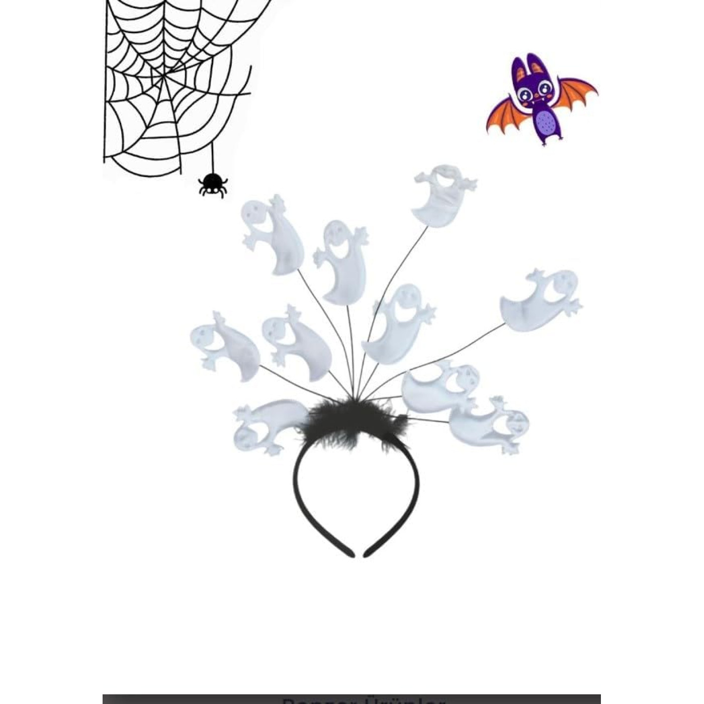 TM Halloween Hayalet Taç - 499,90TL TL - Kiki's Corner TM Halloween Hayalet Taç - Halloween Görseli