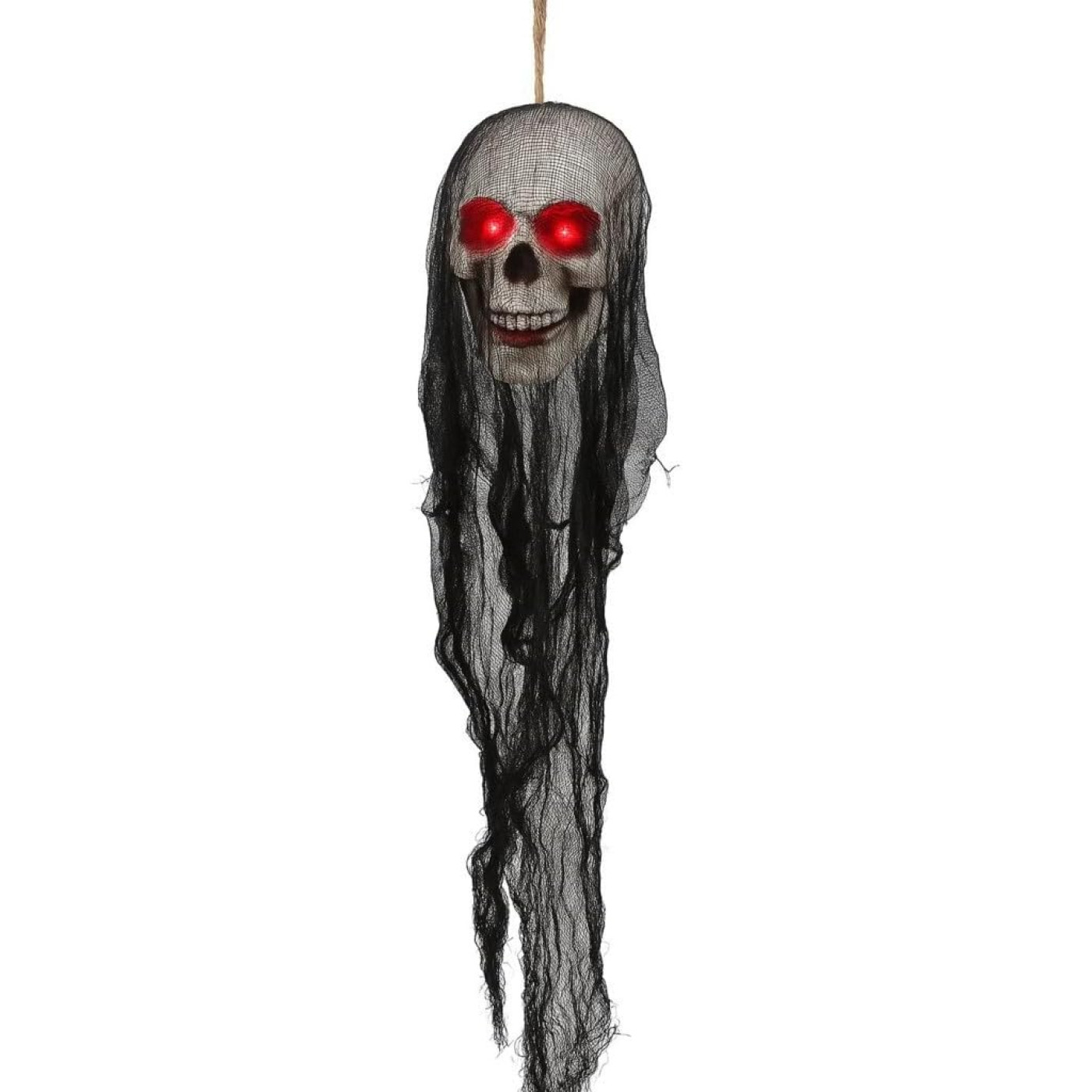 TM Halloween Led Işıklı Kuru Kafa Asma Süs - Halloween Görseli