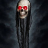TM Halloween Led Işıklı Kuru Kafa Asma Süs - Halloween Görseli