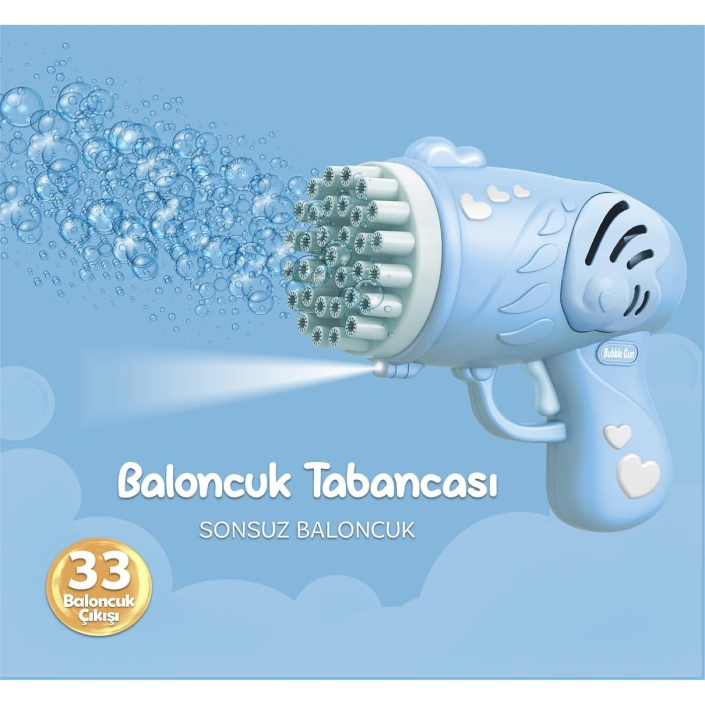 Işıklı Balon Yapma Makinası Çoklu Delikli Mavi