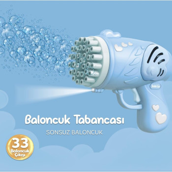 Baloncuk Yapma Makinası Çoklu Delikli Mavi