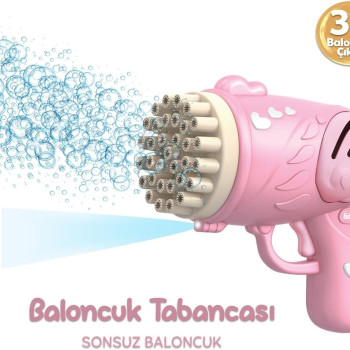 Baloncuk Yapma Makinası Çoklu Delikli Pembe