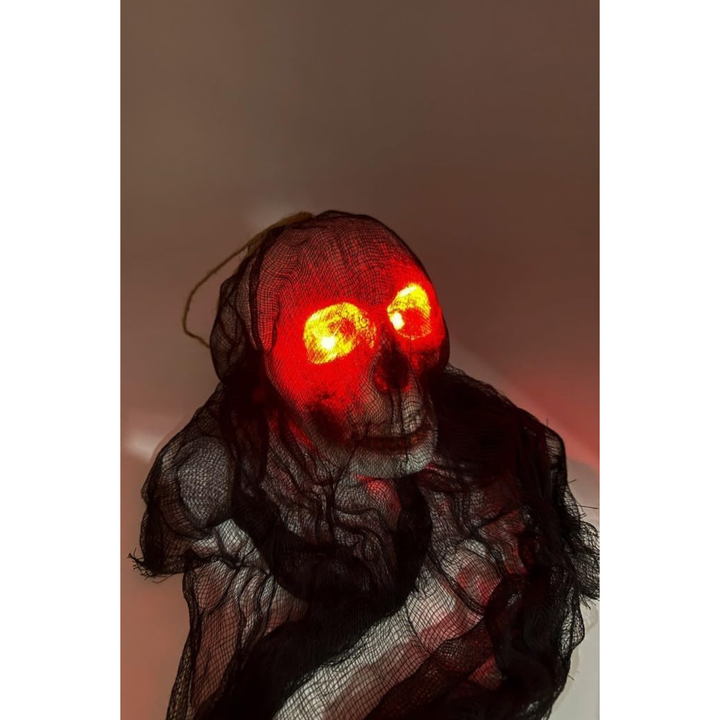 TM Halloween Led Işıklı Kuru Kafa Asma Süs - Halloween Görseli