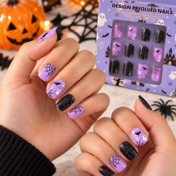 Halloween Çocuk Takma Tırnak Seti