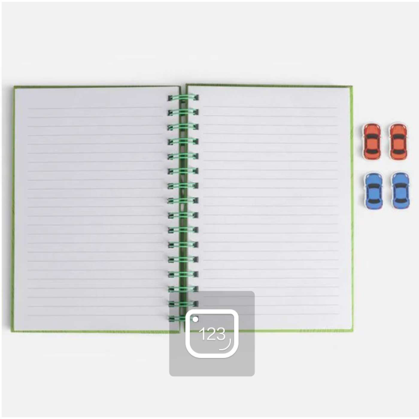 TM Yaz - Oyna Notebook Arabalar - Defter/Günlük/Not Kağıdı/Mektup Setleri Görseli