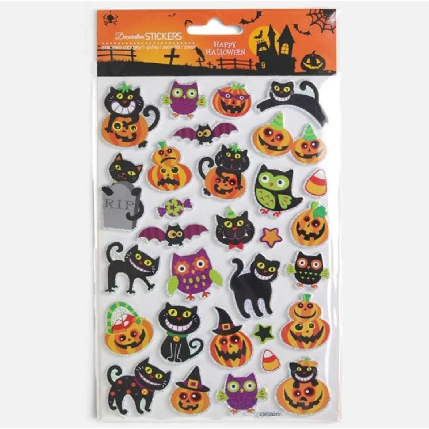 TM Halloween Hologramlı 3D Sticker - Halloween Görseli