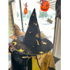 Parlak Yıldızlı Hallowen Şapka ve Pelerin Seti - 8690000003679 - 8690000003679