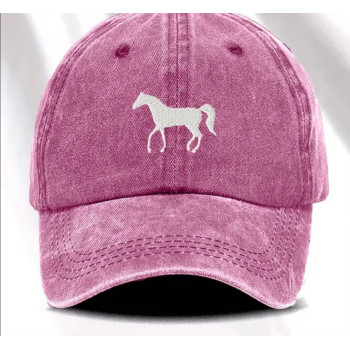Atlı Pembe Şapka Atlı Pembe Şapka