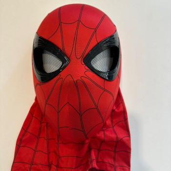 Hareketli Örümcek Adam Maskesi - Kırmızı 
