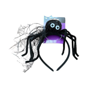 Halloween Örümcek Desenli Taç