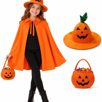 Halloween Çocuk Balkabağı Parti Seti