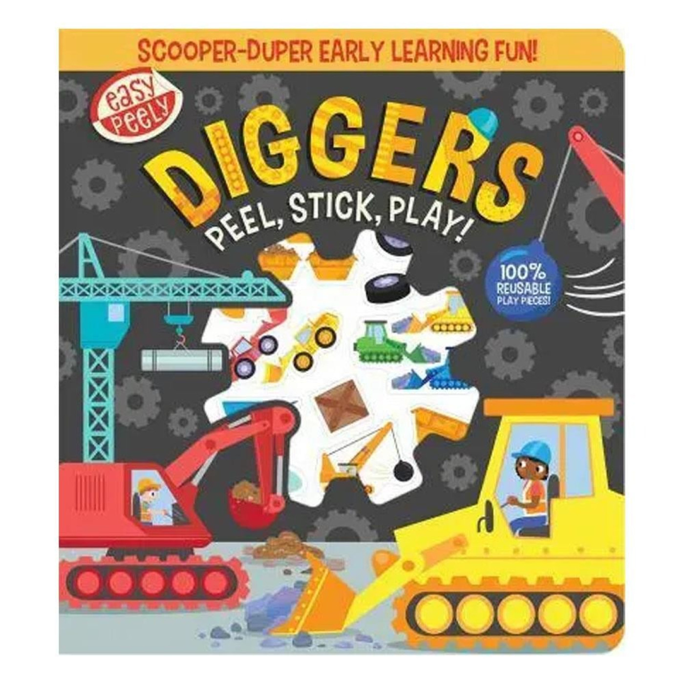 Easy Peely Diggers - Peel-Stick-Play - 9781801059114 - 9781801059114