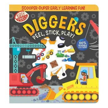Easy Peely Diggers - Peel-Stick-Play Easy Peely Diggers - Peel-Stick-Play