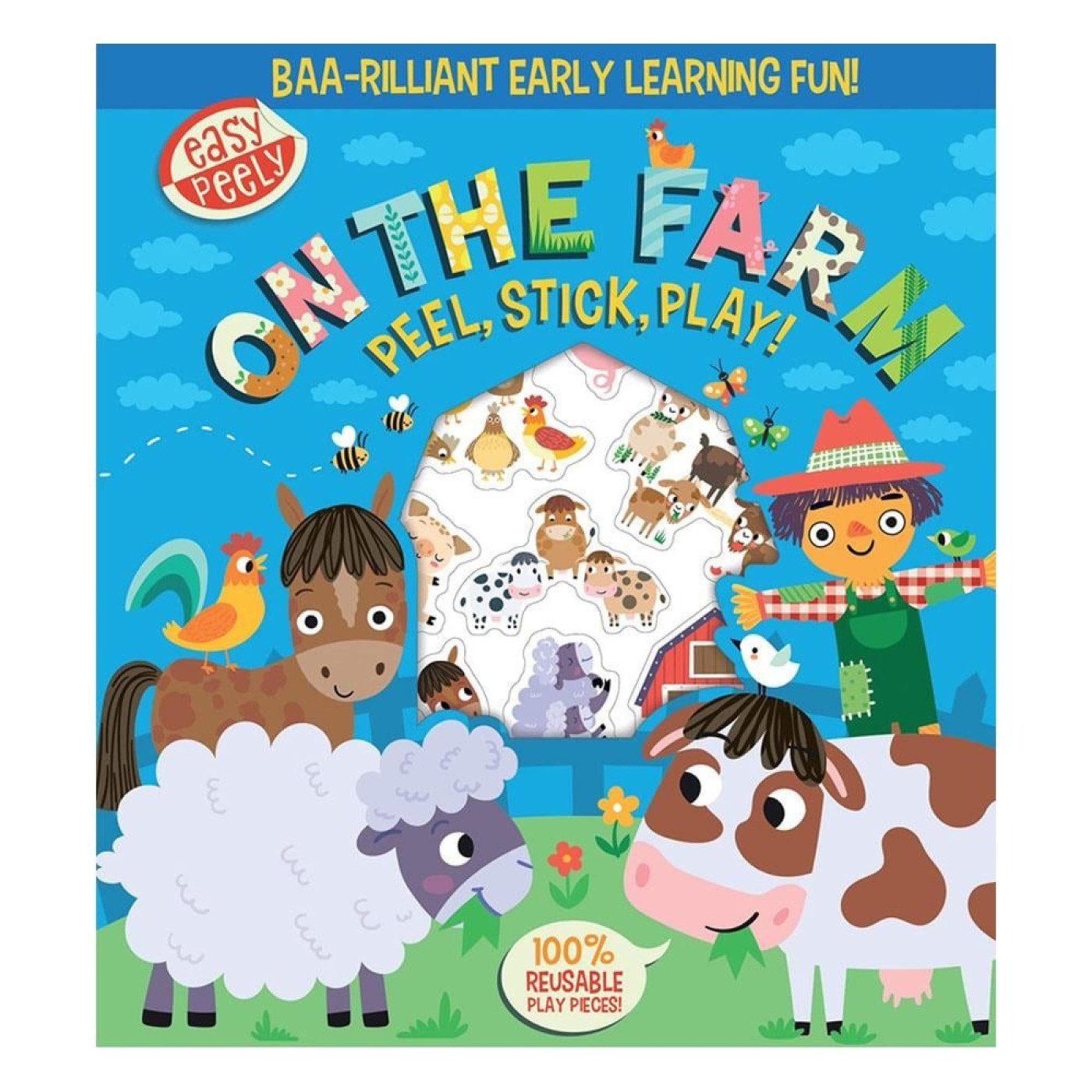 Easy Peely Farm - Peel-Stick-Play - 9781801059138 - 9781801059138