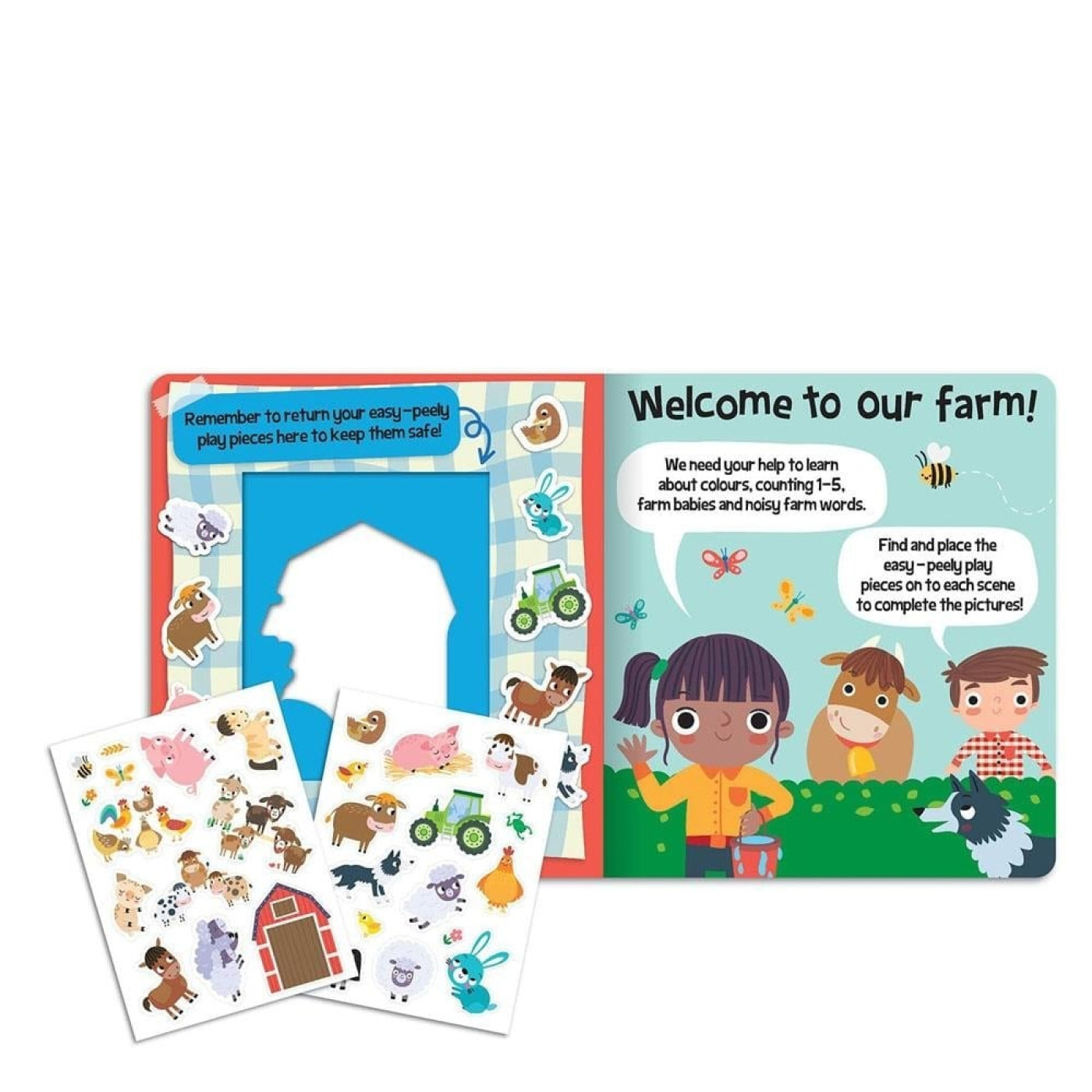 Easy Peely Farm - Peel-Stick-Play - 9781801059138 Easy Peely Farm - Peel-Stick-Play - 9781801059138 - 9781801059138