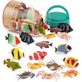Terra 60 Parça Küçük Oyun Seti - Tropikal Balıklar Terra 60 Parça Küçük Oyun Seti - Tropikal Balıklar