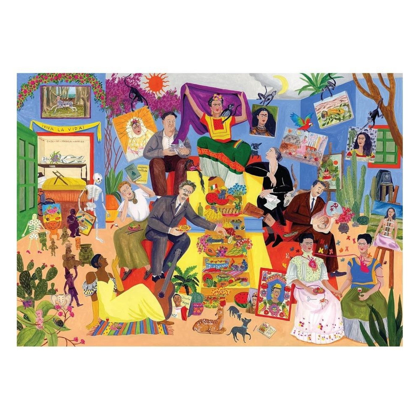 Dinner with Frida - 1000pcs Classic Jigsaw - 9781760762933 - 9781760762933