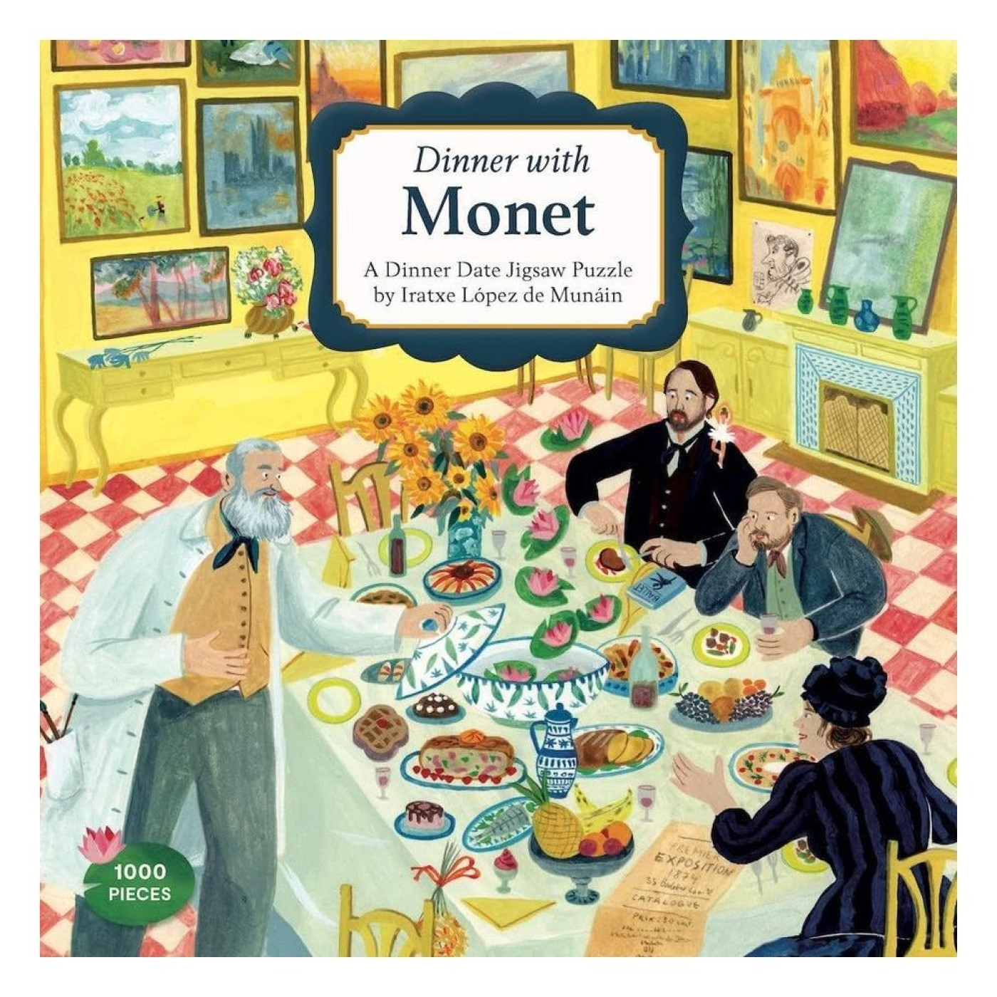 Dinner with Monet - 1000pcs Classic Jigsaw - 9781760761912 - 9781760761912