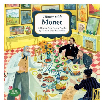 Dinner with Monet - 1000pcs Classic Jigsaw