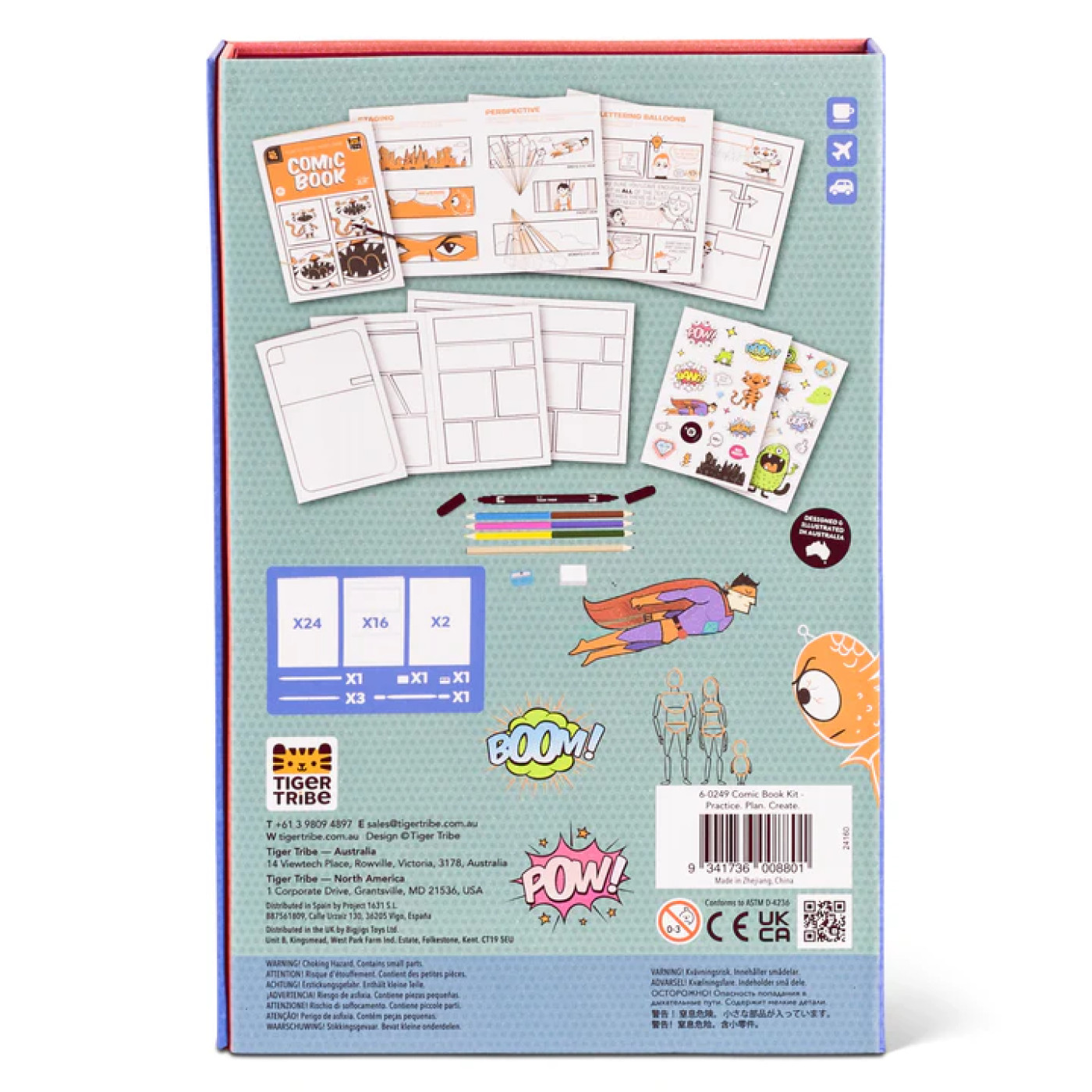 Tiger Tribe - Comic Book Kit - Practice Plan Create Tiger Tribe - Comic Book Kit - Practice Plan Create