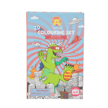 Tiger Tribe - 3D Boyama Seti - Sci Fi Fun Tiger Tribe - 3D Boyama Seti - Sci Fi Fun