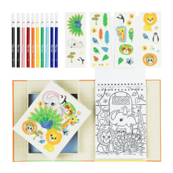 Tiger Tribe Boyama Seti - Hayvanat Bahçesi