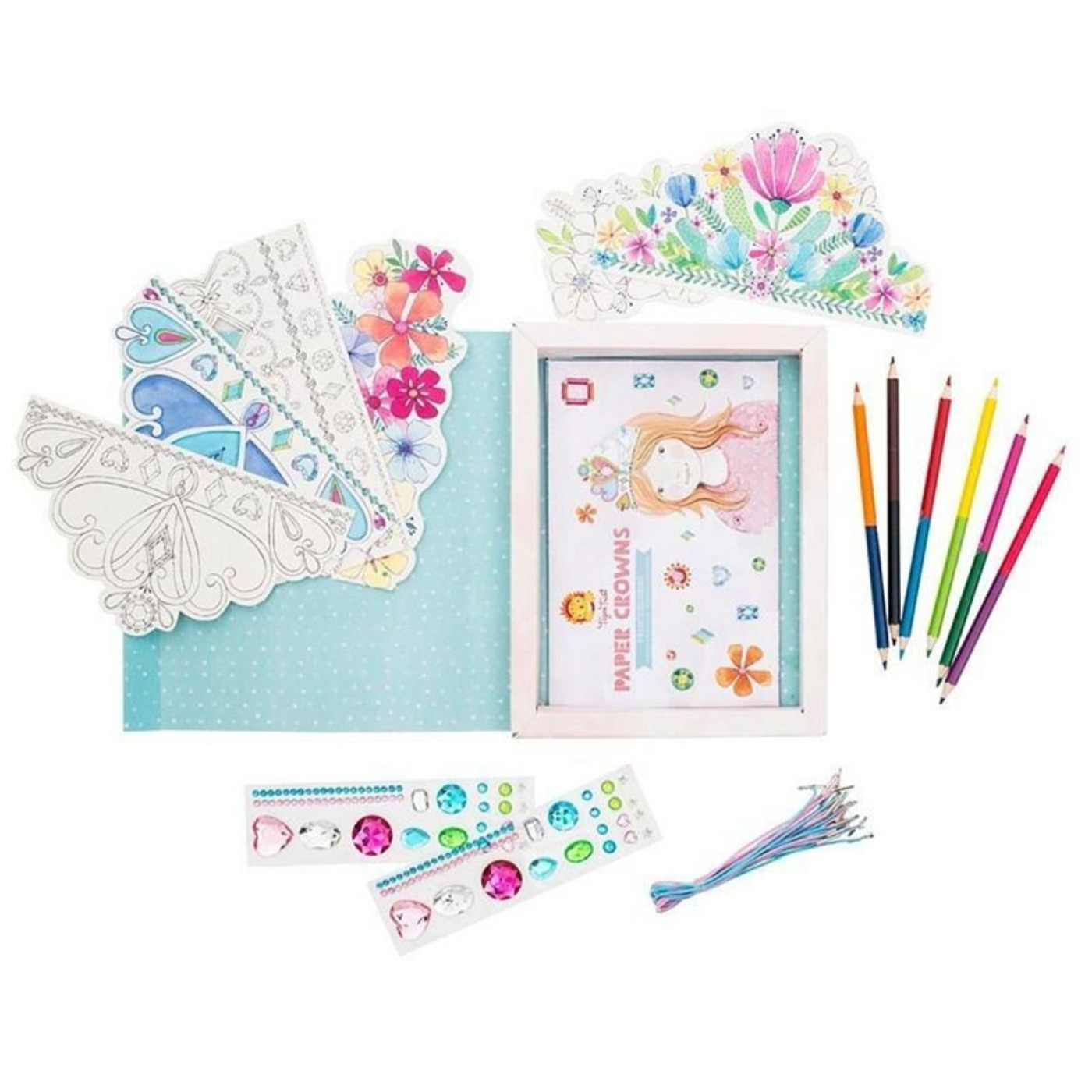 Tiger Tribe - Kağıt Taçlar - Princess Gems - 14-015 - 9341736004643