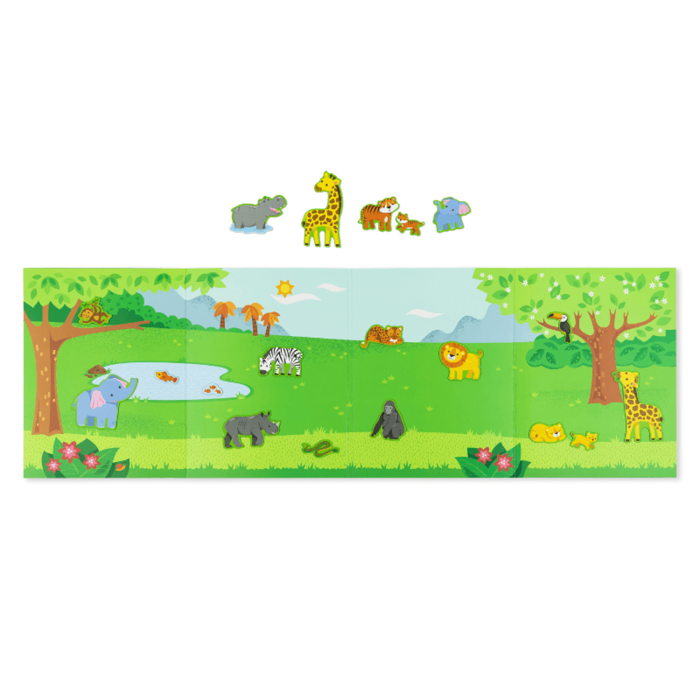 Tiger Tribe Mıknatıslı Oyun Seti - In the Jungle - ST01138 - 9341736001574