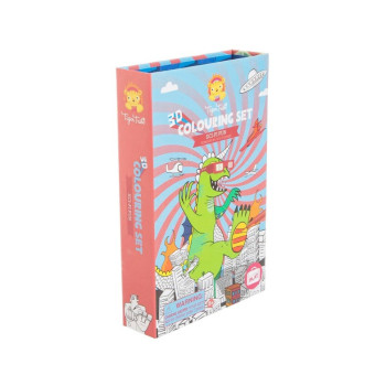 Tiger Tribe - 3D Boyama Seti - Sci Fi Fun Tiger Tribe - 3D Boyama Seti - Sci Fi Fun