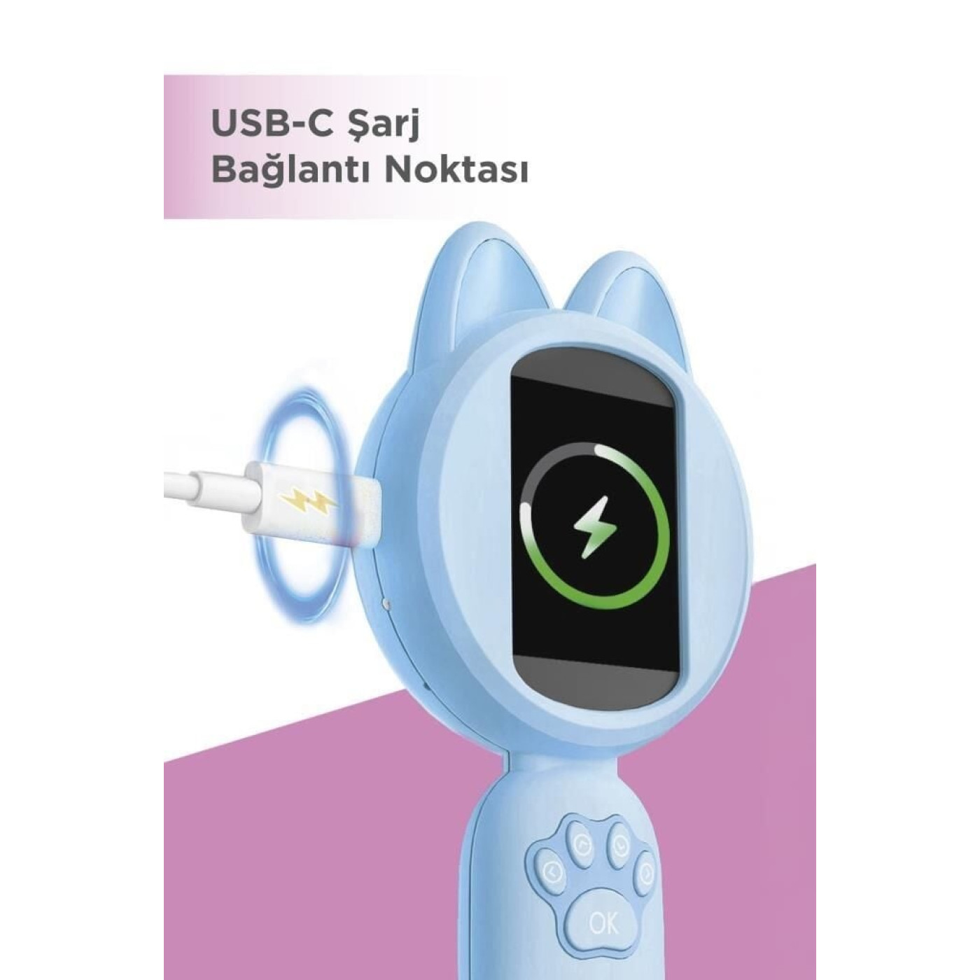 Torima TSM-02 Mini Dijital Mavi Mikroskop Torima TSM-02 Mini Dijital Mavi Mikroskop