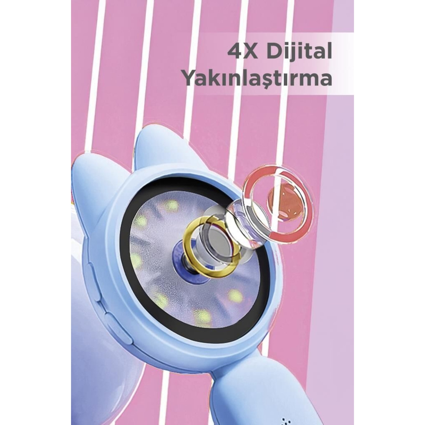 Torima TSM-02 Mini Dijital Mavi Mikroskop Torima TSM-02 Mini Dijital Mavi Mikroskop
