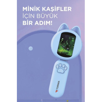 Torima TSM-02 Mini Dijital Mavi Mikroskop