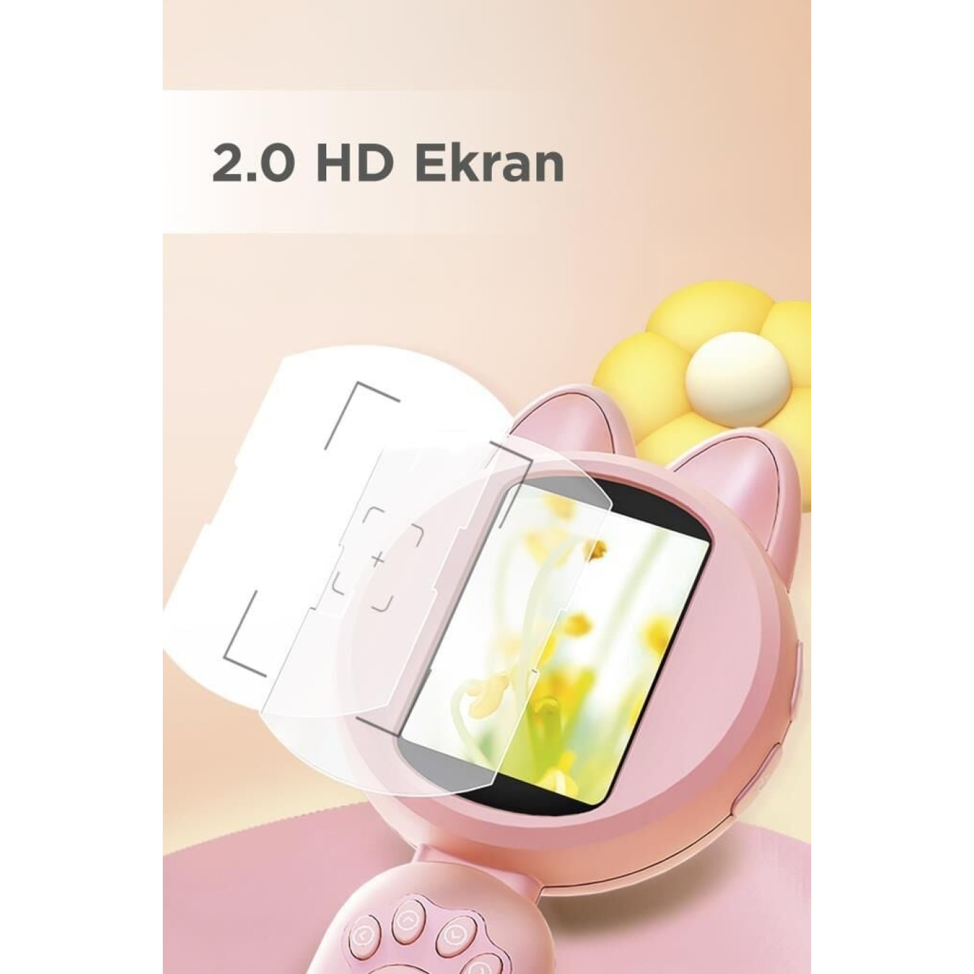 Torima TSM-02 Mini Dijital Pembe Mikroskop