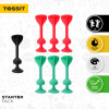 Tossit Silikon Dart -  Başlangıç Seti - Kırmızı - 4745010377693 - 4745010377693