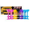 Tossit Silikon Dart -Aile Seti - Pembe/Mor/Mavi/Sarı - TS00PPBY - 4745010377822