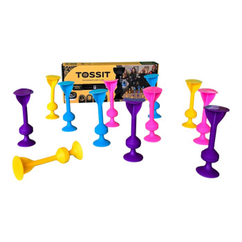 Tossit Silikon Dart -Aile Seti - Pembe/Mor/Mavi/Sarı Tossit Silikon Dart -Aile Seti - Pembe/Mor/Mavi/Sarı