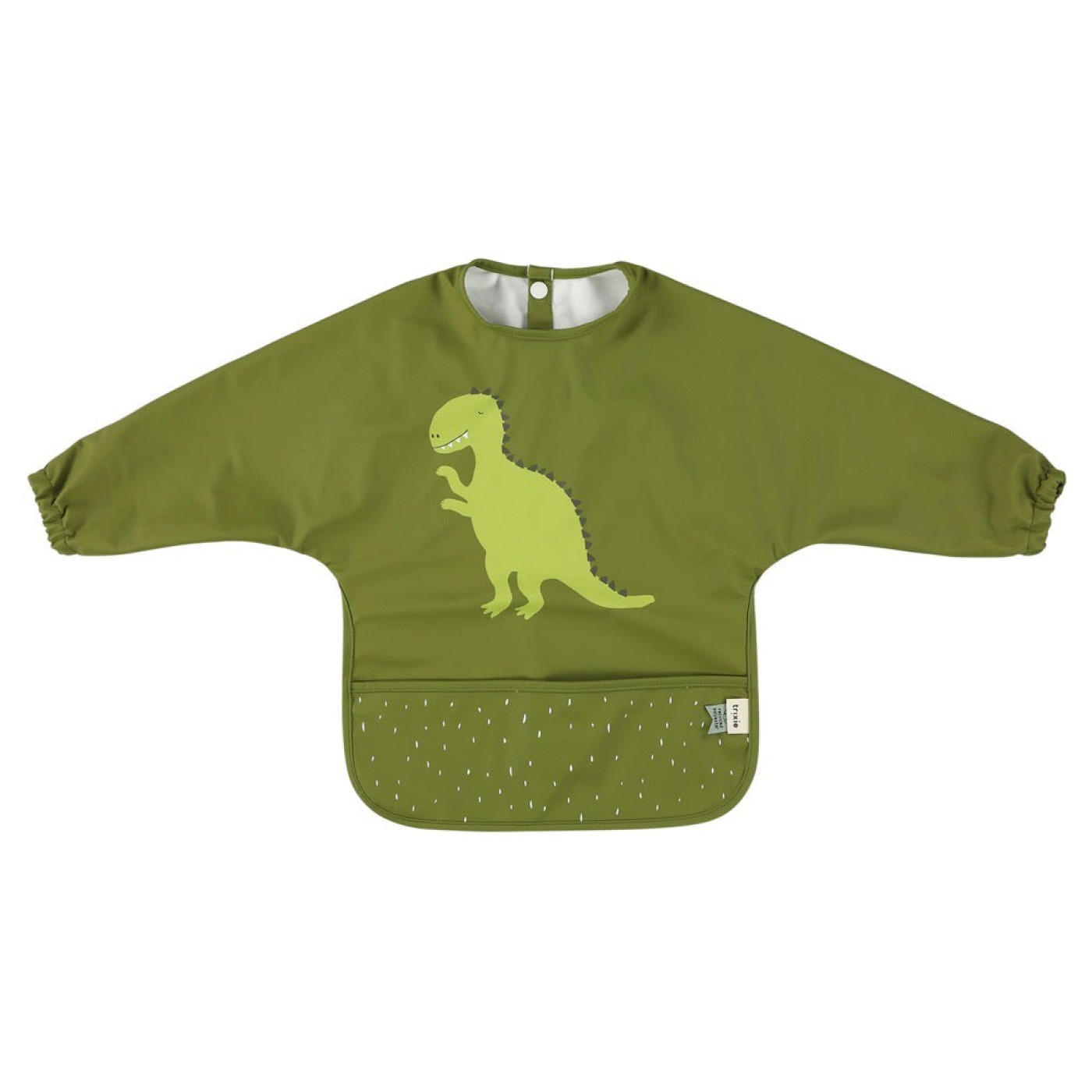 TRIXIE - WATERPROOF LONG SLEEVE BIB MR. DINO - 5400858963284 - 5400858963284