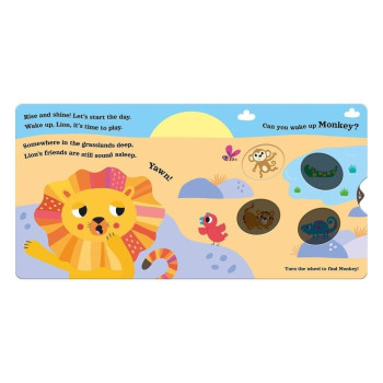 Good Morning Lion - Magic Wheel Book Good Morning Lion - Magic Wheel Book