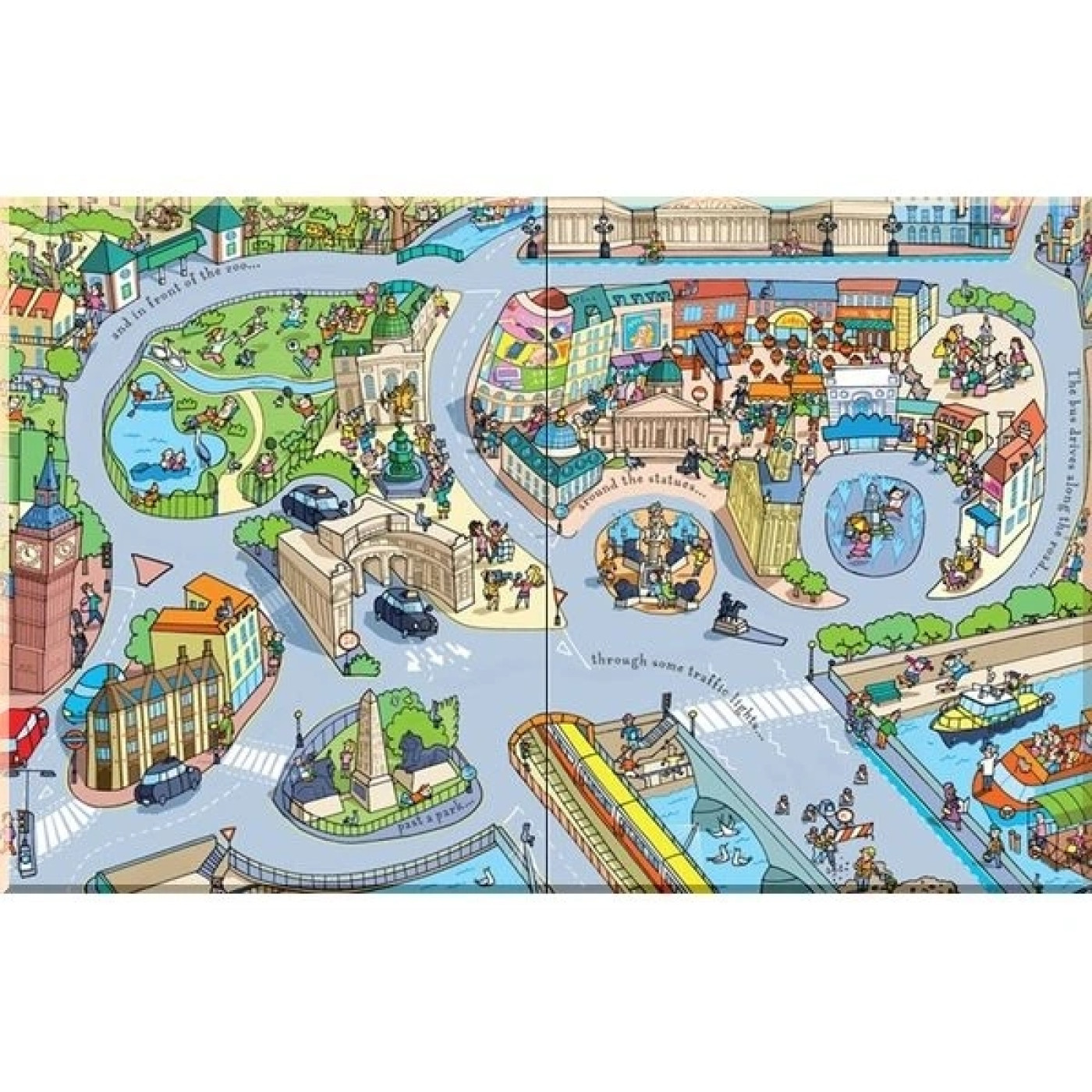 Usborne Usborne - Wind-Up: Bus - 2.000,00TL TL - Kikis Corner Usborne - Wind-Up: Bus - Sesli, Kaydırmalı ve 3D Kitaplar Görseli