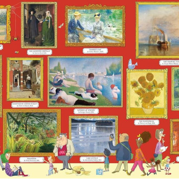 Book and Jigsaw: Art Gallery Book and Jigsaw: Art Gallery