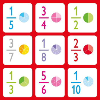 Fractions Matching Games and Book